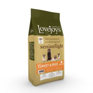 Lovejoys Hypoallergenic Senior/Light Dry Dog Food Turkey & Rice