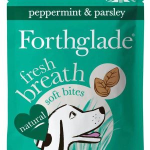 Forthglade Grain Free Natural Fresh Breath Dog Treats - Soft Bites 90g