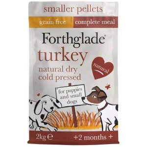Forthglade Grain Free Natural Cold Pressed Dry Puppy/Small Dog Food with Turkey