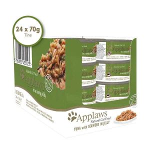 Applaws Cat Food Tuna & Seaweed In Jelly (24x70g)