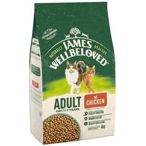 James Wellbeloved Adult Cat Dry Food - Chicken 4kg