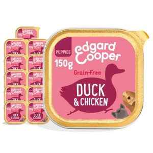 Edgard & Cooper Puppy Wet Food Duck & Chicken 11x150g Foils