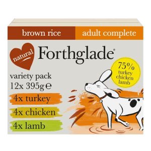 Forthglade Hypoallergenic Natural Wet Dog Food Variety Pack - 12x395g Trays