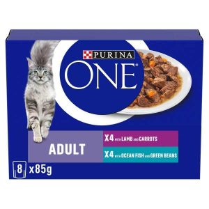 Purina One - Mini Fillets Multipack Wet Cat Food 8x85g