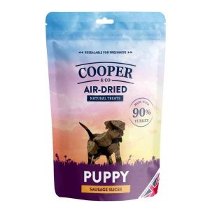 Cooper & Co Air-Dried Puppy Treats - Turkey 100g