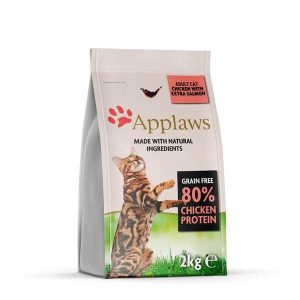 Applaws Natural Complete Adult Cat Dry Food Grain Free Chicken & Salmon 2Kg