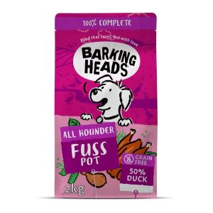Barking Heads All Hounder Fuss Pot Adult Dry Dog Food Duck