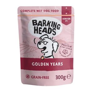 Barking Heads Golden Years Senior Wet Dog Food 10x300g Pouches