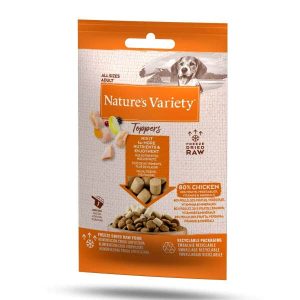 Nature's Variety Adult Dog Dry Food - Freeze Dried Chicken Toppers 15g