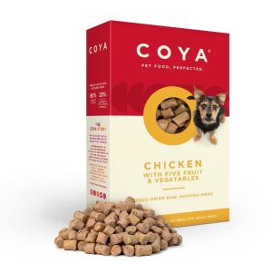 COYA Freeze Dried Raw Adult Dog Food Chicken with Fruits & Vegetables