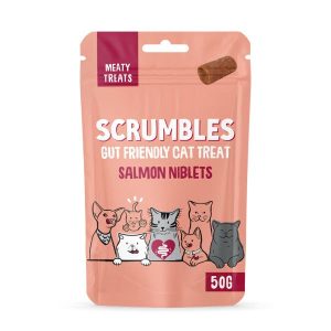 Scrumbles Salmon Niblets Cat Treats 50g