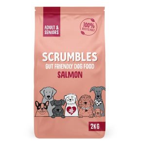 Scrumbles Dry Dog Food Adult Salmon