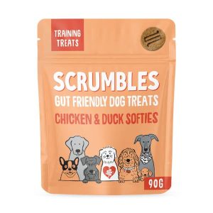 Scrumbles Softies Chicken and Duck Training Dog Treats 90g