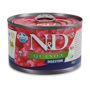 Farmina N&D Quinoa Digestion Mini Adult Wet Dog Food 6x140g Cans
