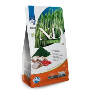Farmina N&D Spirulina Adult Dry Cat Food Herring & Wolfberry 1.5kg