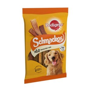 Pedigree Schmackos Poultry Mix Dog Treats - 20 Pack