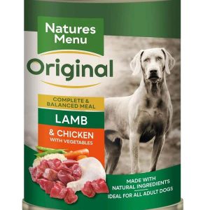 Natures Menu Wet Dog Food Lamb with Chicken 12x400g Cans