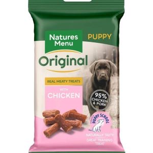 Natures Menu Real Meaty Puppy Treats with Chicken 60g