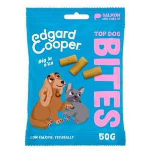 Edgard & Cooper Top Dog Treats Salmon & Chicken Large Bites 50g