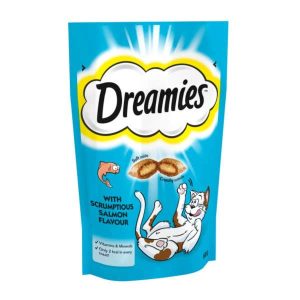 Dreamies Salmon Flavour Cat Treats 60g