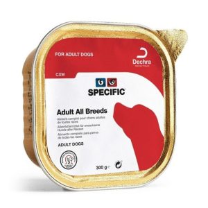 Specific CXW Adult All Breeds Wet Dog Food 6x300g Foils