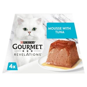 GOURMET Revelations Mousse Wet Cat Food with Tuna 4x57g