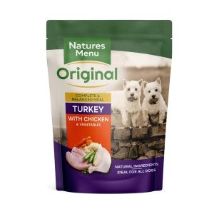 Natures Menu Wet Dog Food - Turkey with Chicken 8x300g Pouches
