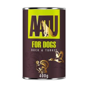 AATU Dog Adult Wet Dog Food Duck & Turkey 6x400g Cans